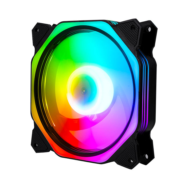 TrueNort Pc Case Fan 120mm RGB 6Pin 12V 3W Black, Single Fan | MF-120-02 TrueNort Pc Case Fan 120mm RGB 6Pin 12V 3W Black, Single Fan | MF-120-02
